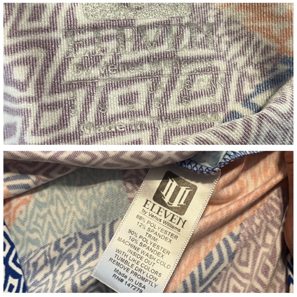 ELEVEN 2 Piece Tennis Skort and Short Sleeve Matching Top Set Women’s Size Small - Picture 5 of 14